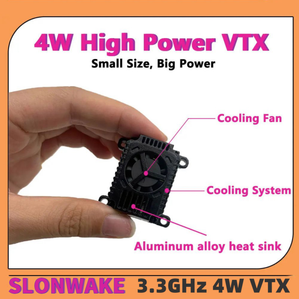 SLONWAKE FPV 3.3G 16CH 4000mW  – обзор и цена Fpv Drone Receiver