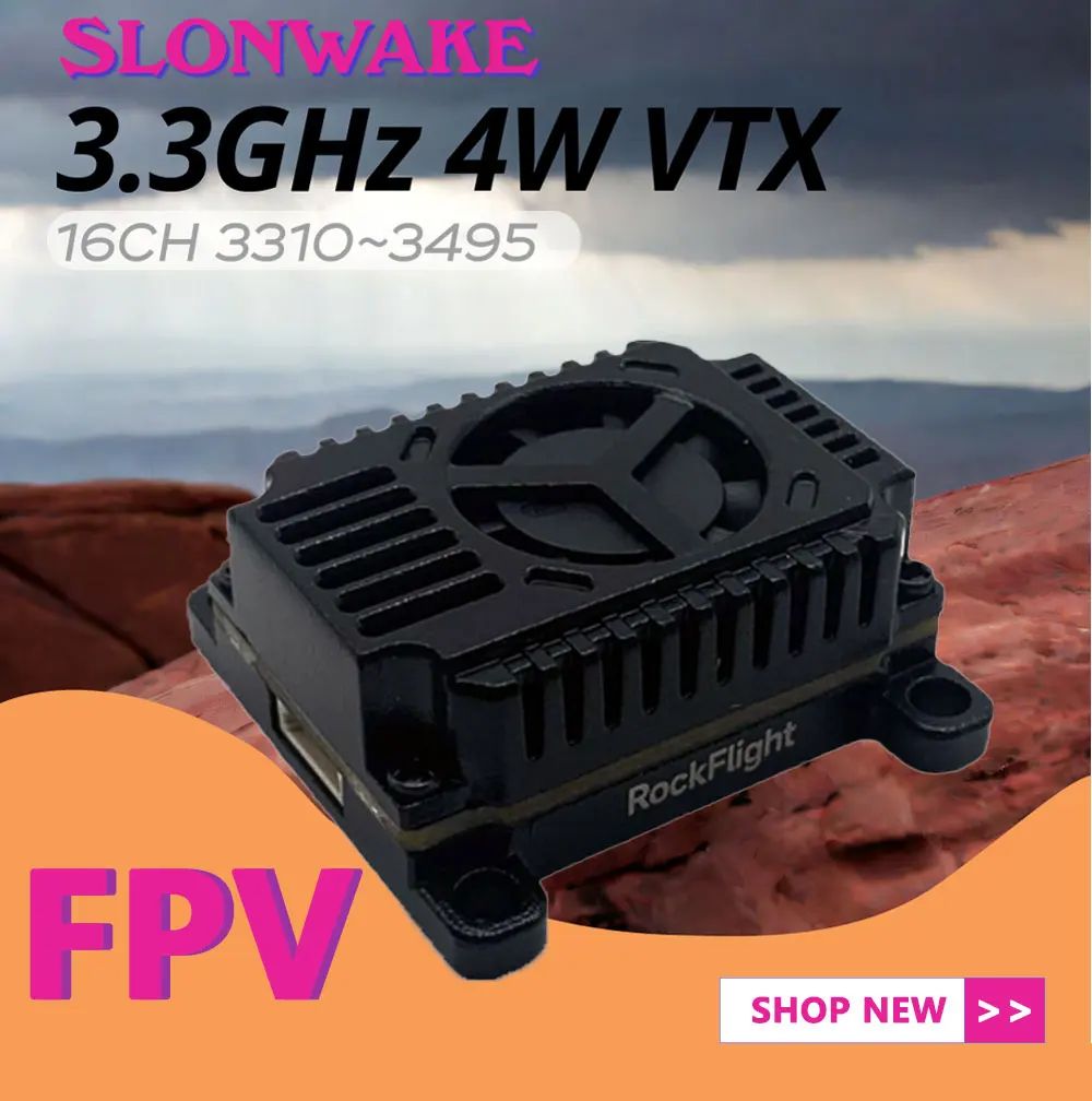 SLONWAKE FPV 3.3G 16CH 4000mW  – обзор и цена Fpv Drone Receiver