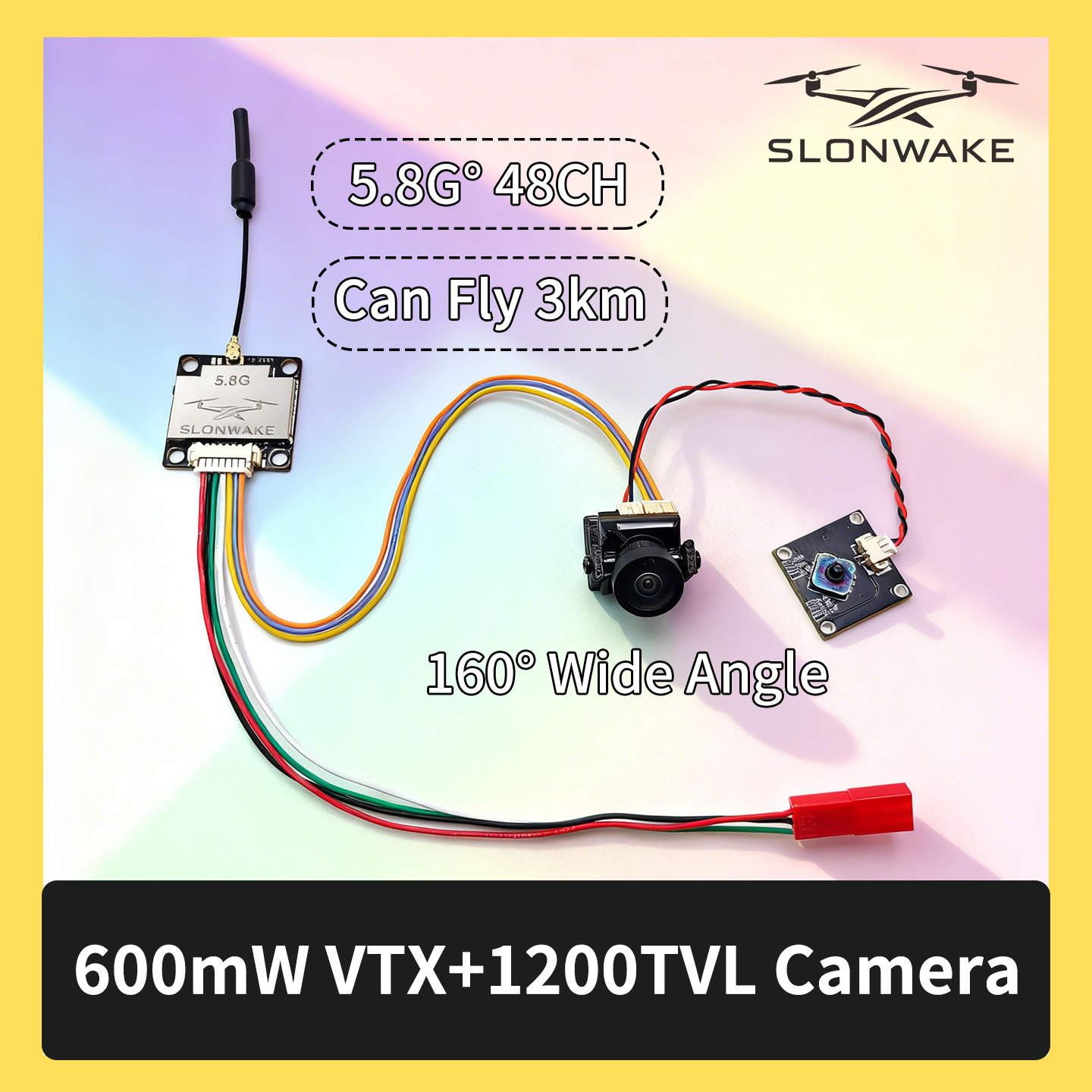 SLONWAKE 5.8G 600mW 7-24V FPV  – обзор и цена Fpv Drone Receiver