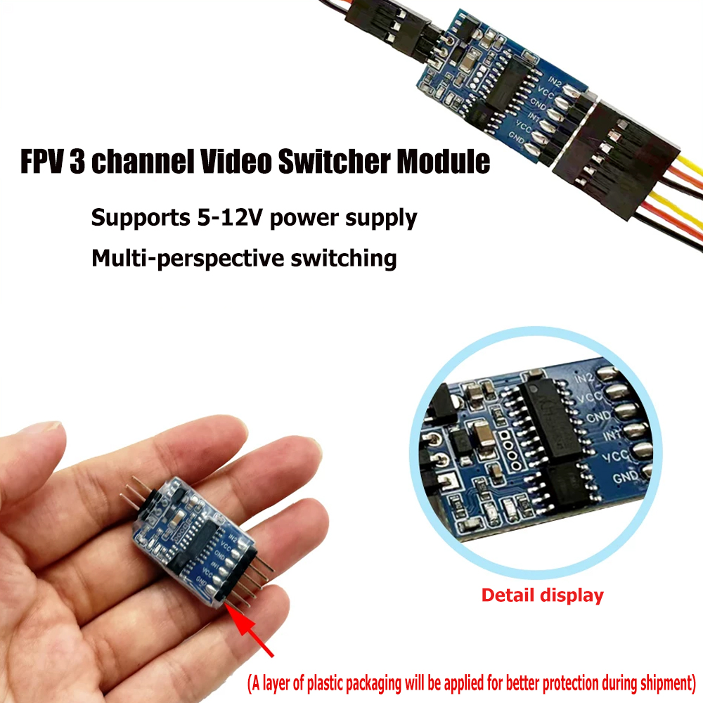 5.8G 3 Channel Video Switcher  – обзор и цена Fpv Drone Battery