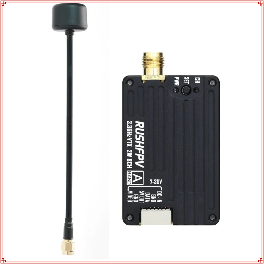2026 New RUSHFPV 3.3G 2W VTX T – обзор и цена Fpv Drone Receiver
