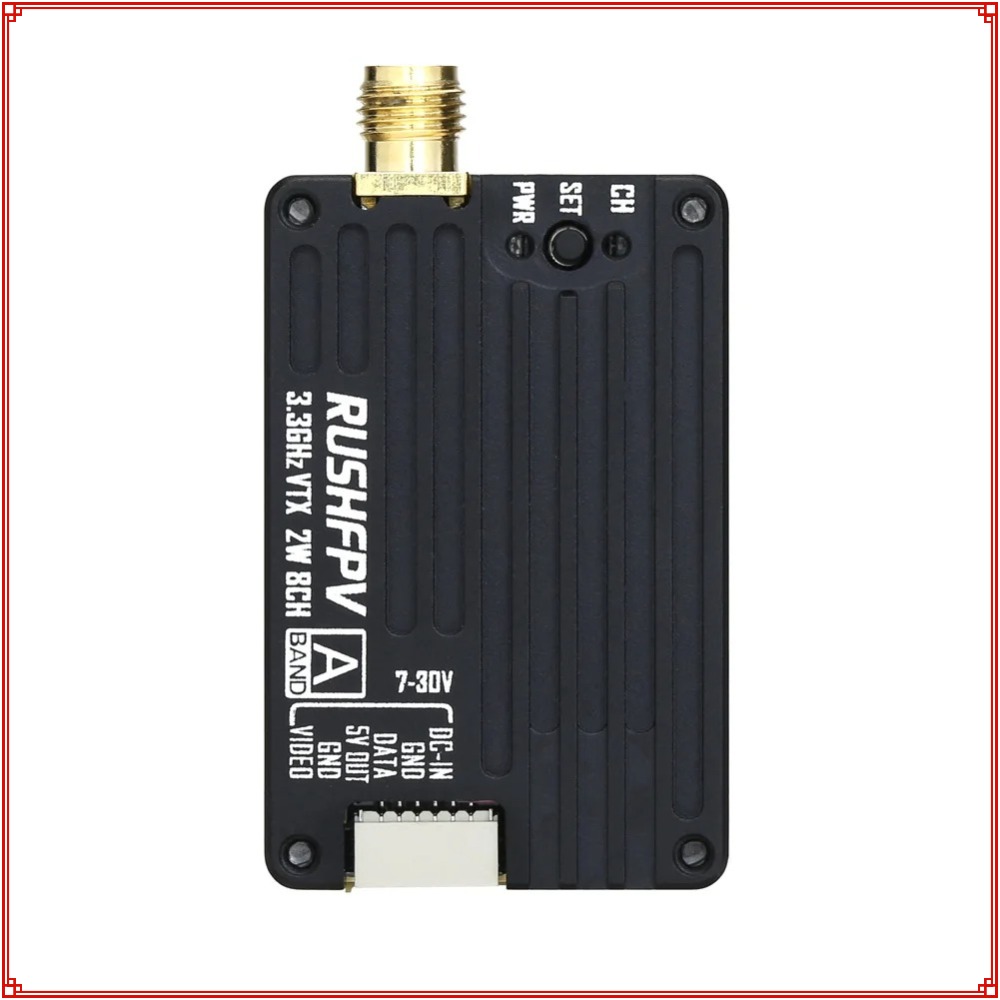 2026 New RUSHFPV 3.3G 2W VTX T – обзор и цена Fpv Drone Receiver