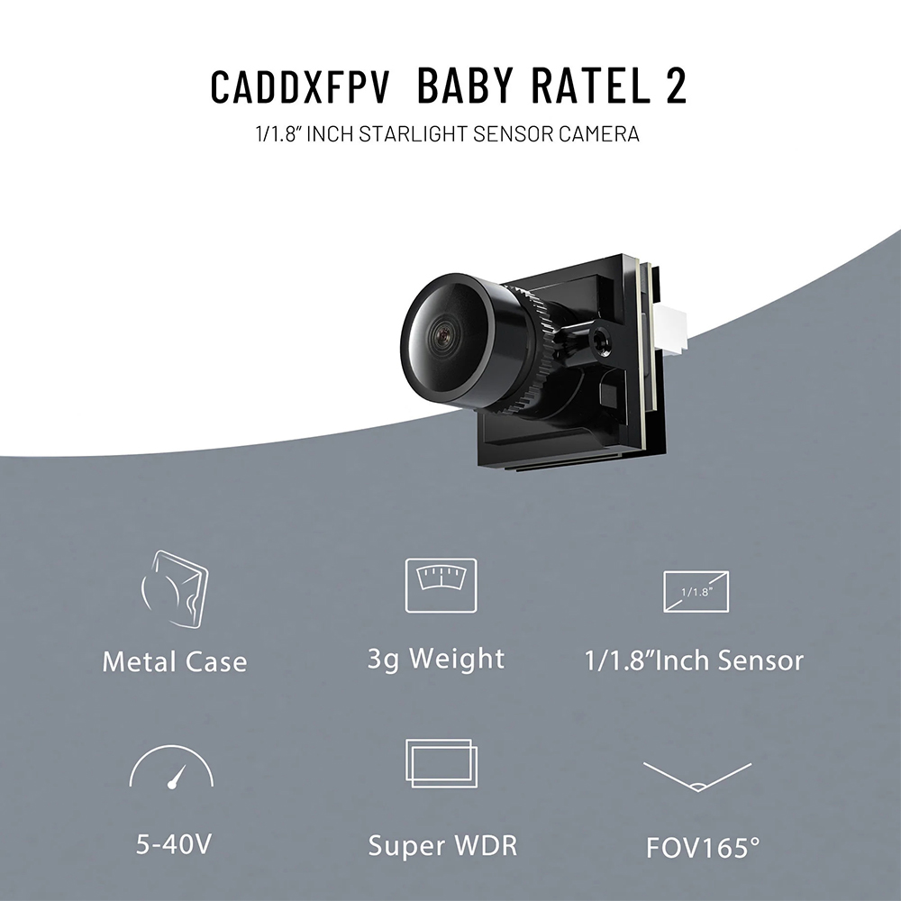 CADDX Micro FPV Camera Ratel 2 – обзор и цена Fpv Drone Camera
