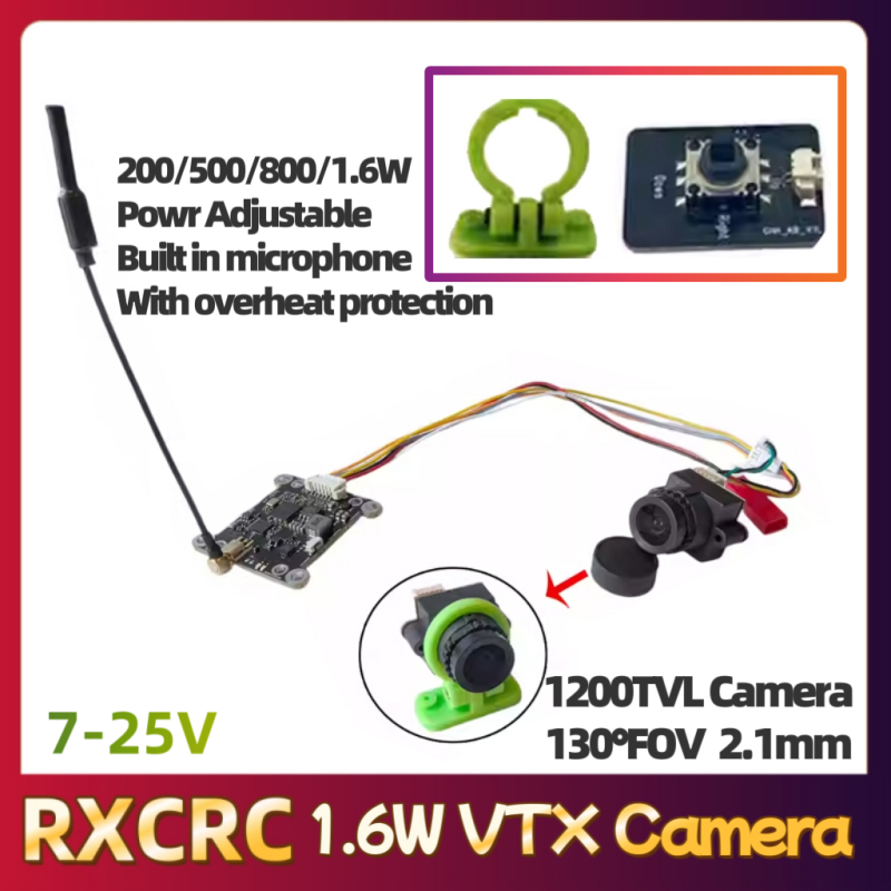 RXCRC 5.8G Module 48CH 1.6W VT – обзор и цена Fpv Drone Vtx