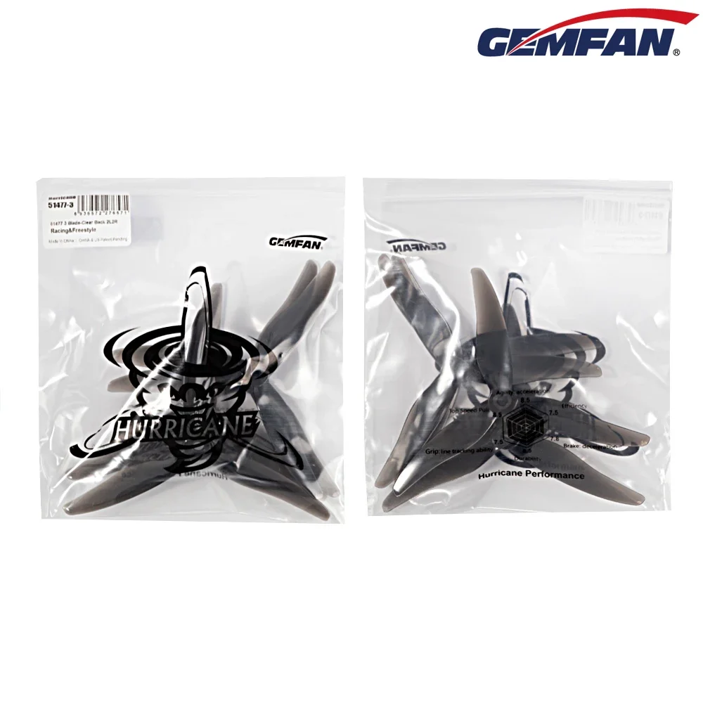 10Pairs (10CW + 10CCW) Gemfan  – обзор и цена Fpv Drone Propeller
