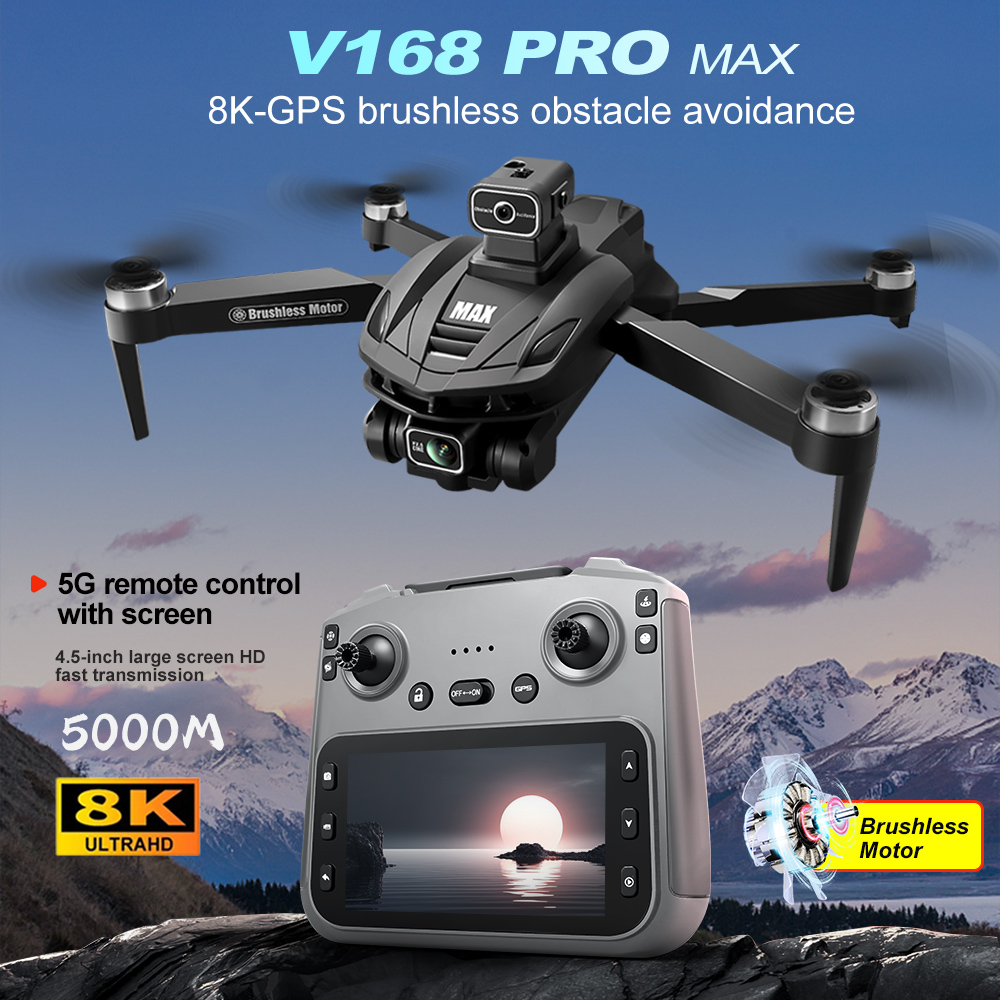 V168 PRO Max GPS Drone 8K Prof – обзор и цена Fpv Drone Charger