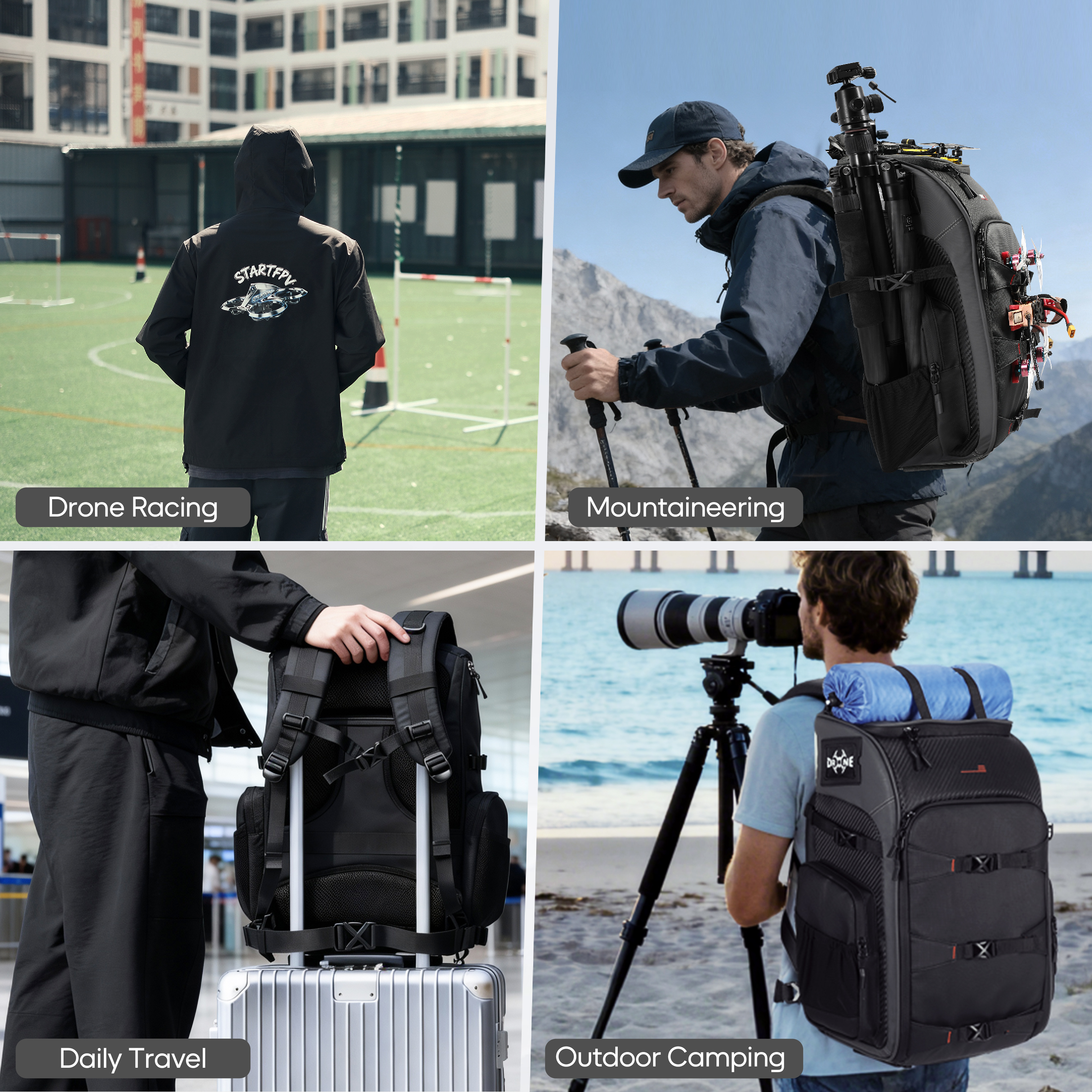 FPV Drone Backpack 40L Profess – обзор и цена Fpv Drone Bag