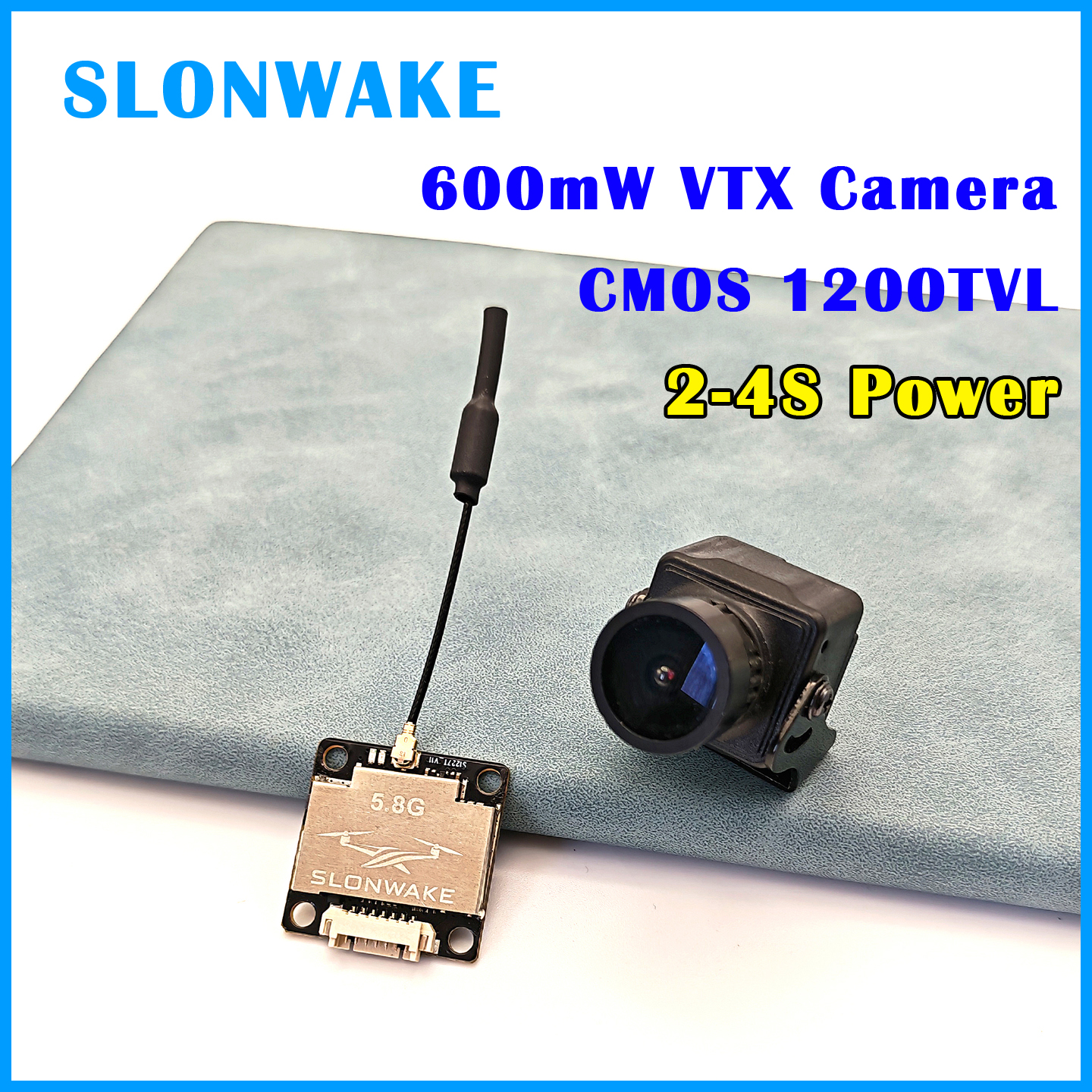 SLONWAKE Ready to use 5.8G 48C – обзор и цена Fpv Drone Camera