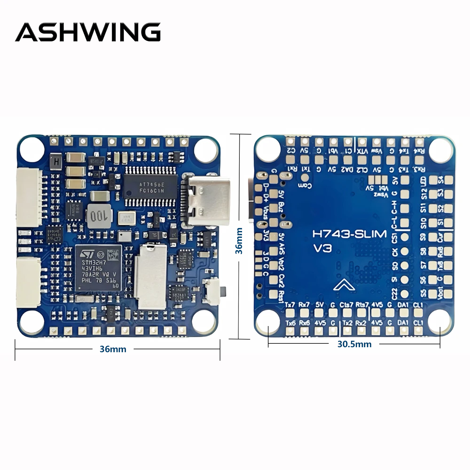 H743-SLIM V3 Flight Controller – обзор и цена Fpv Drone Flight Controller