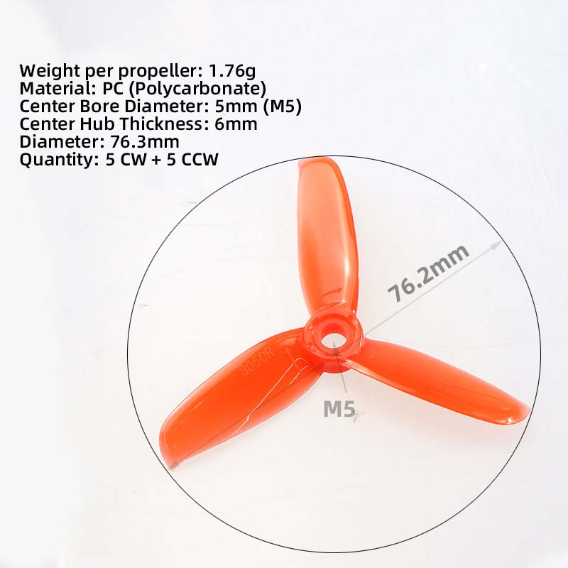 3050 3 Inch Propellers, 5CW 5C – обзор и цена Fpv Drone Propeller