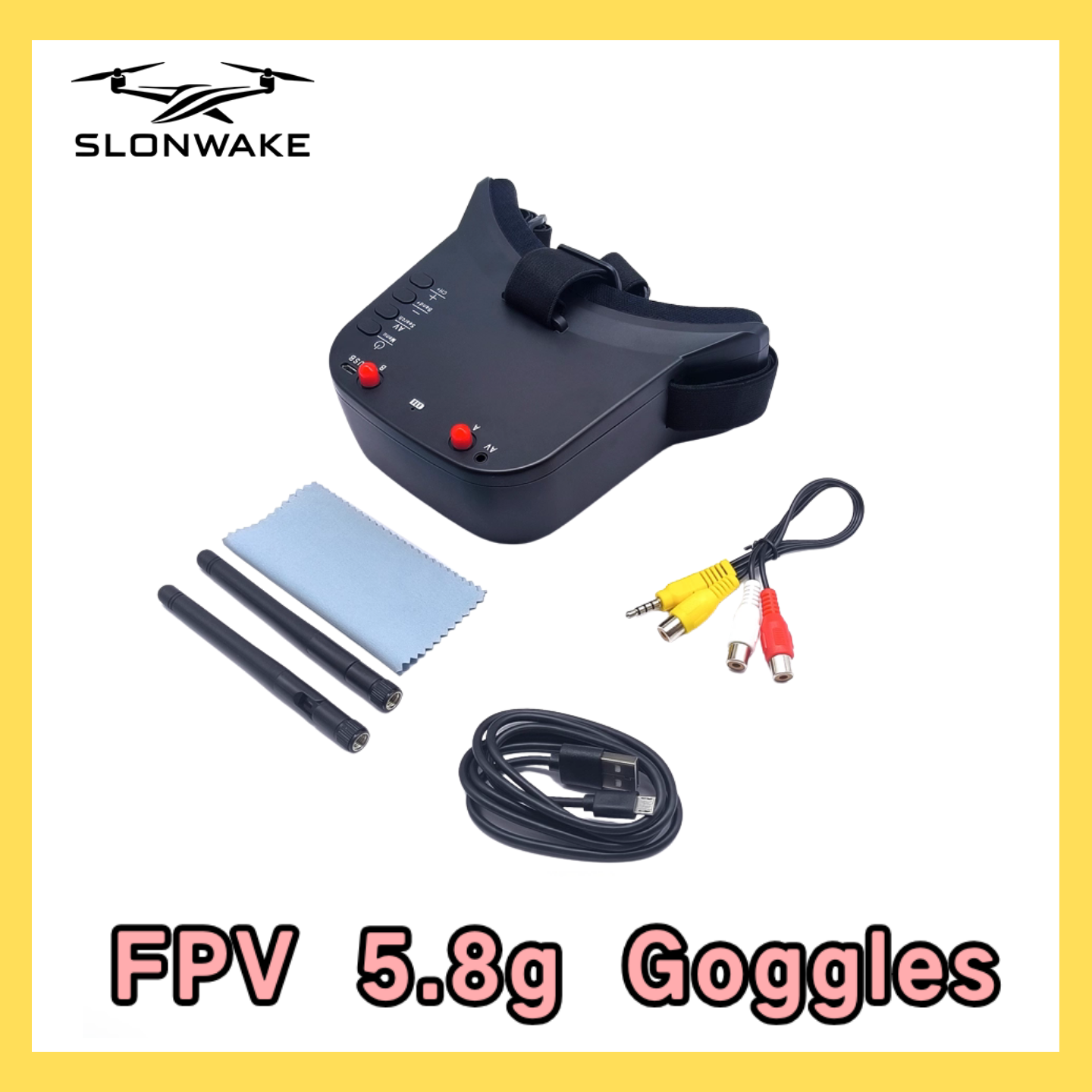 SLONWAKE 5.8G 48CH FPV 400mw V – обзор и цена Fpv Drone Receiver