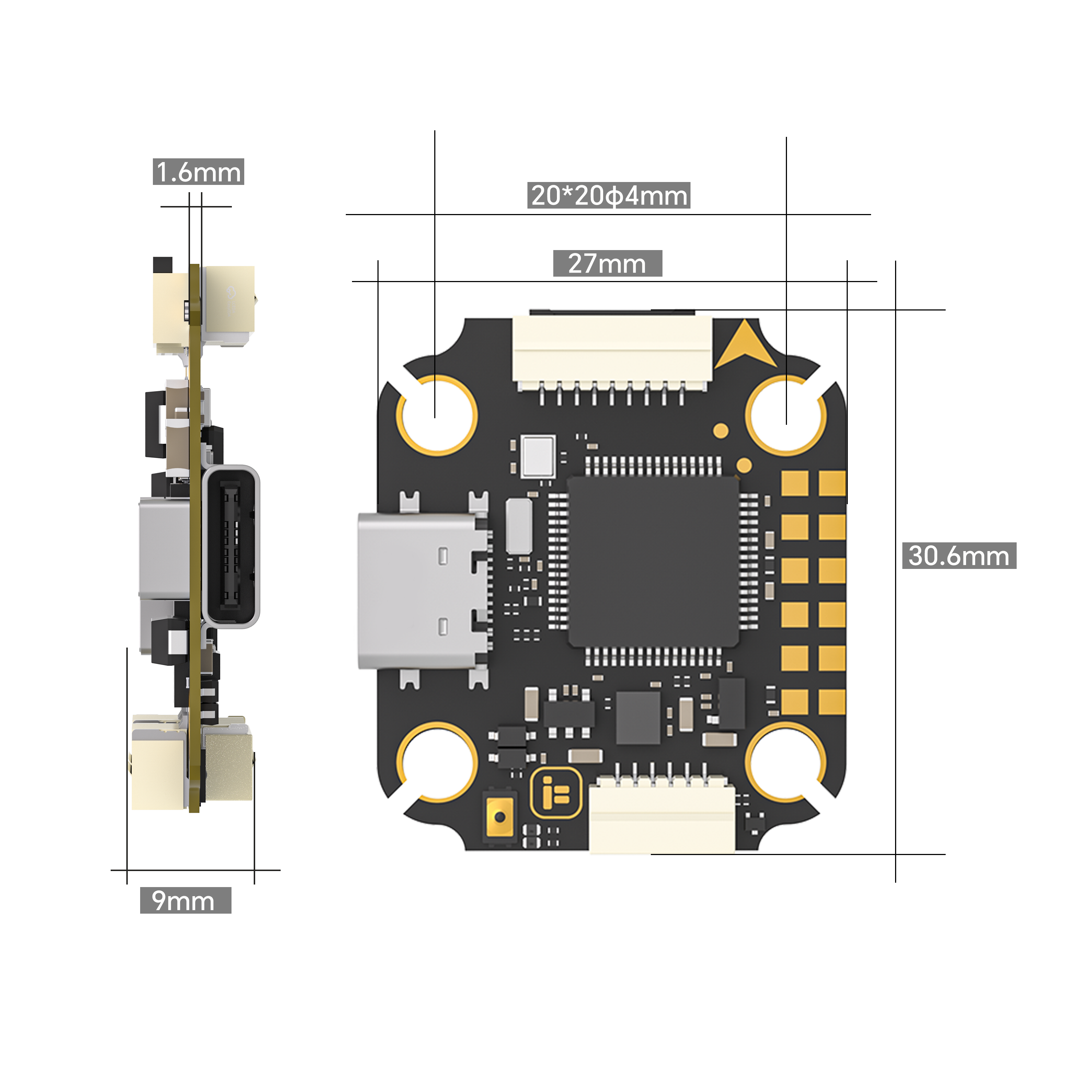 iFlight Borg F7 Mini Stack Fli – обзор и цена Fpv Drone Flight Controller